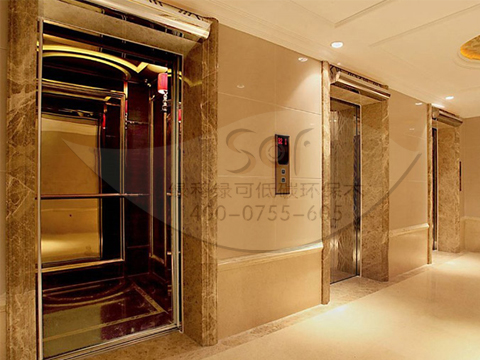 酒店走廊PVC生态大理石装饰