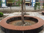 塑木树池坐凳