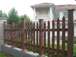 木塑庭园护栏